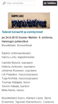Mobile Screenshot of kampinlaulu.fi